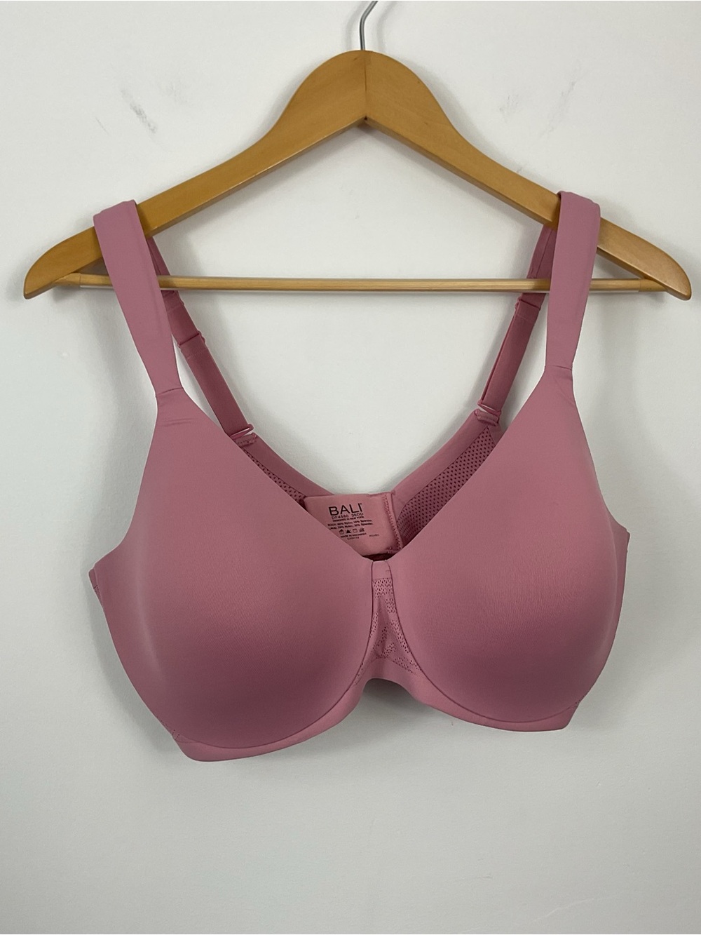 Bali Coolist Smoothing Underwire T-Shirt Bra Womens Size 36DD